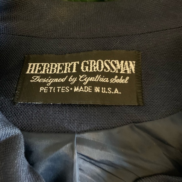 Herbert Grossman/Cynthia Sobel Linen 12p jacket! - Picture 4 of 5